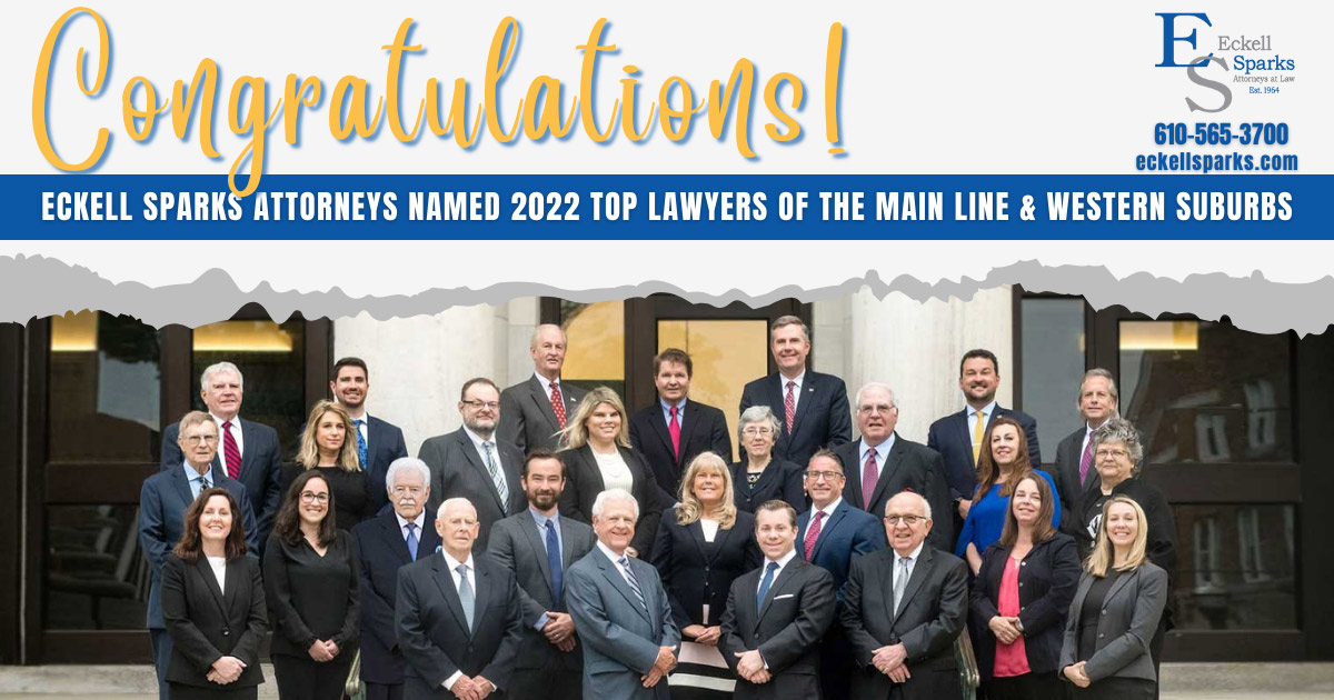 2022 Top Lawyers Main Line Today and Western Suburbs
