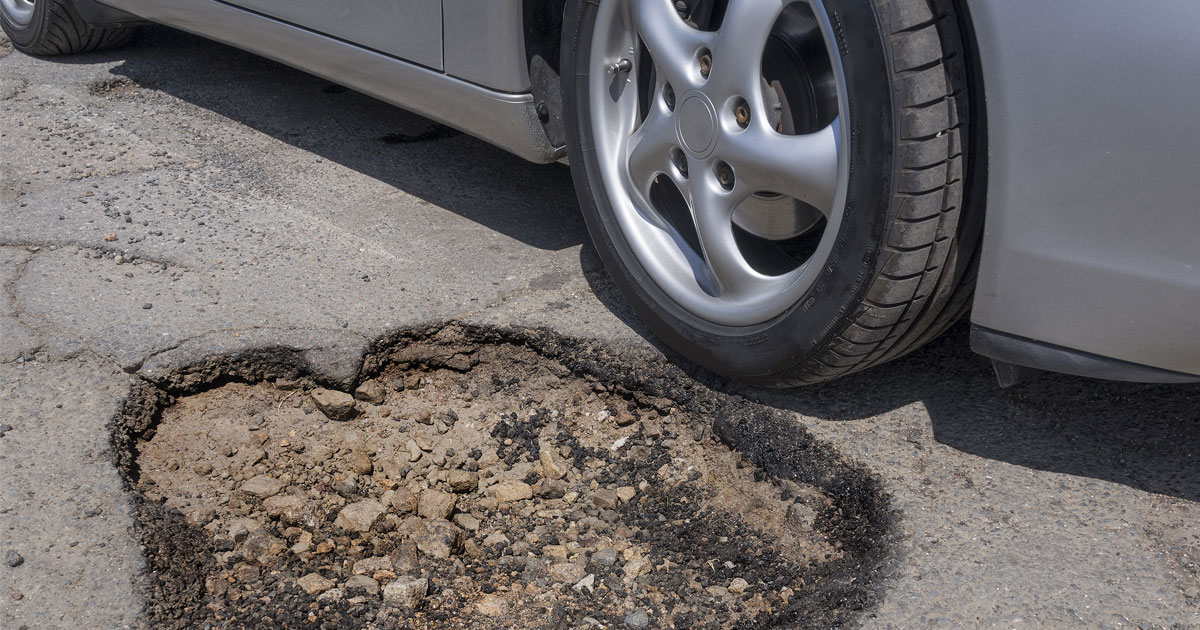 Contact Our Media Car Accident Lawyers at Eckell Sparks After a Pothole Accident